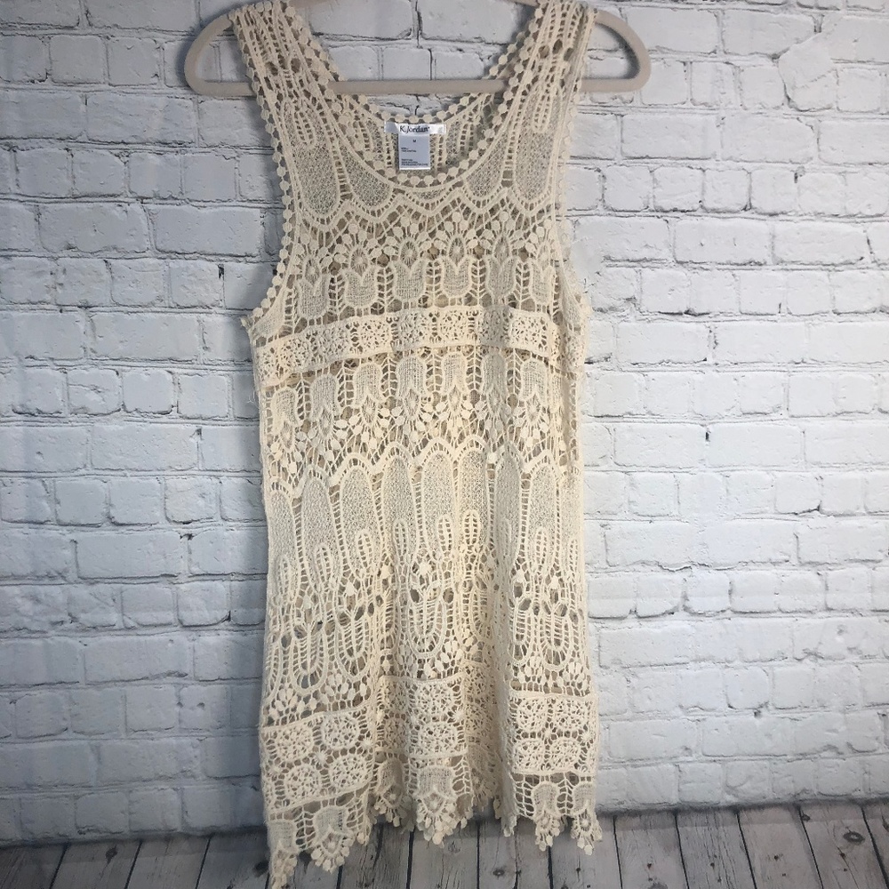 K.Jordan Crochet Swim Cover Up